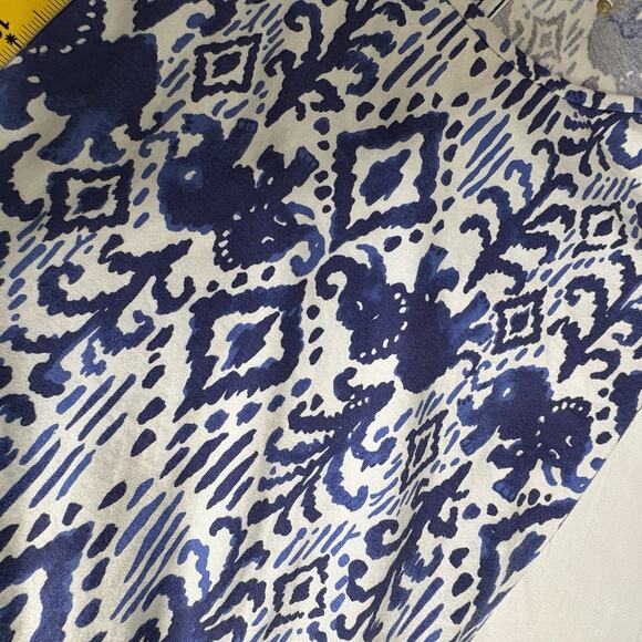 Lilly Pulitzer Women's Blue Ocean Ridge Ikat Dress Size S Preppy Old Money Vibes - Picture 3 of 12